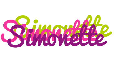 Simonette flowers logo