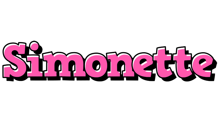 Simonette girlish logo