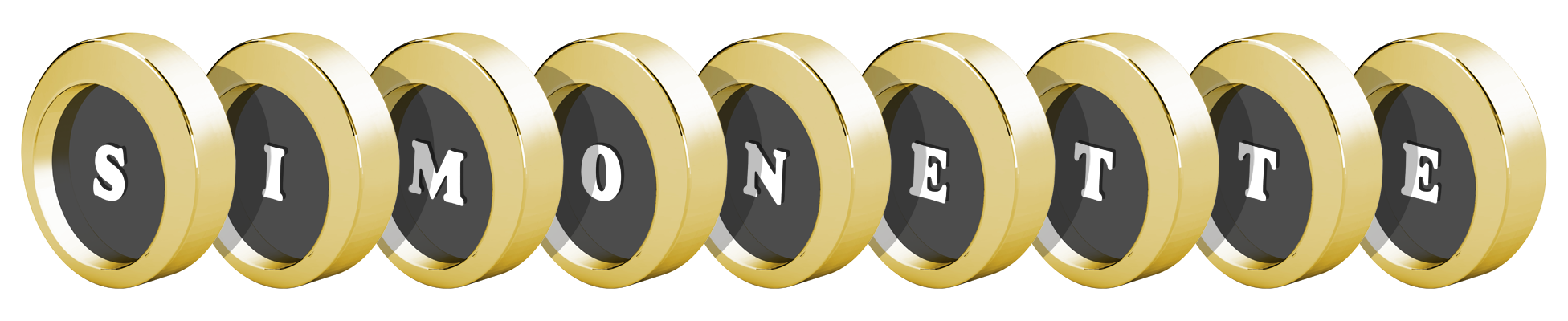 Simonette gold logo