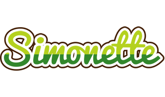 Simonette golfing logo