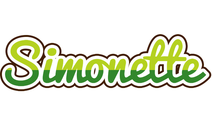 Simonette golfing logo