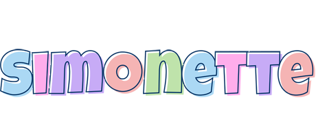 Simonette pastel logo