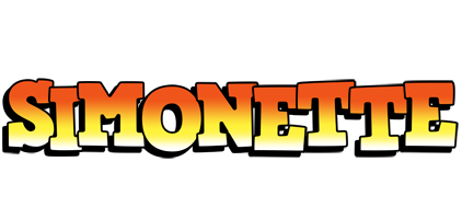 Simonette sunset logo