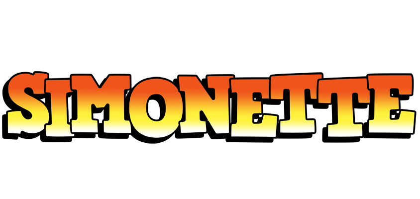 Simonette sunset logo