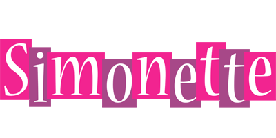 Simonette whine logo