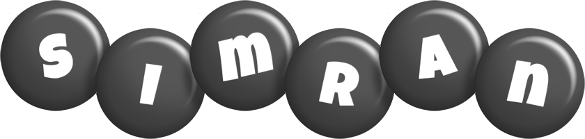 Simran candy-black logo