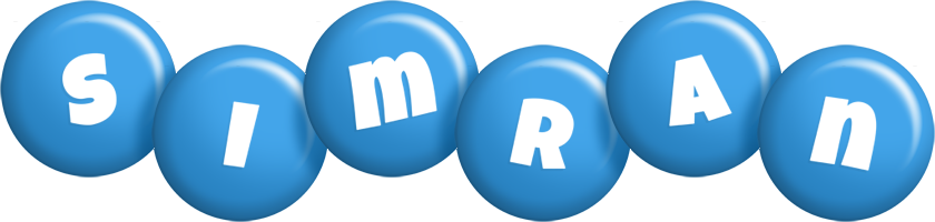 Simran candy-blue logo