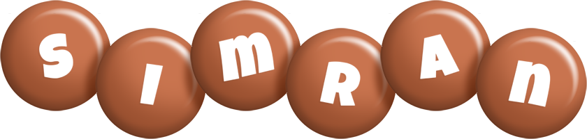 Simran candy-brown logo