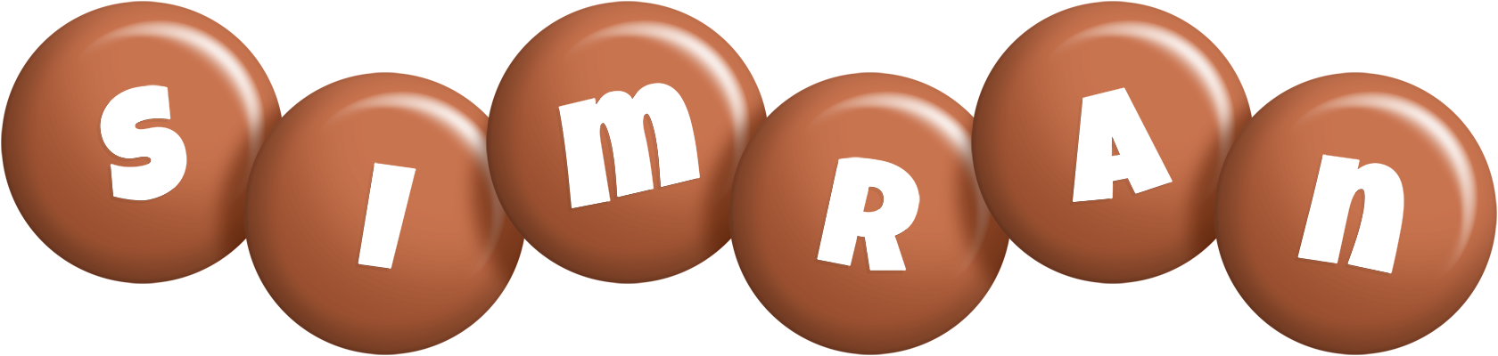 Simran candy-brown logo