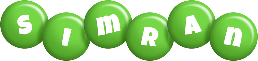Simran candy-green logo