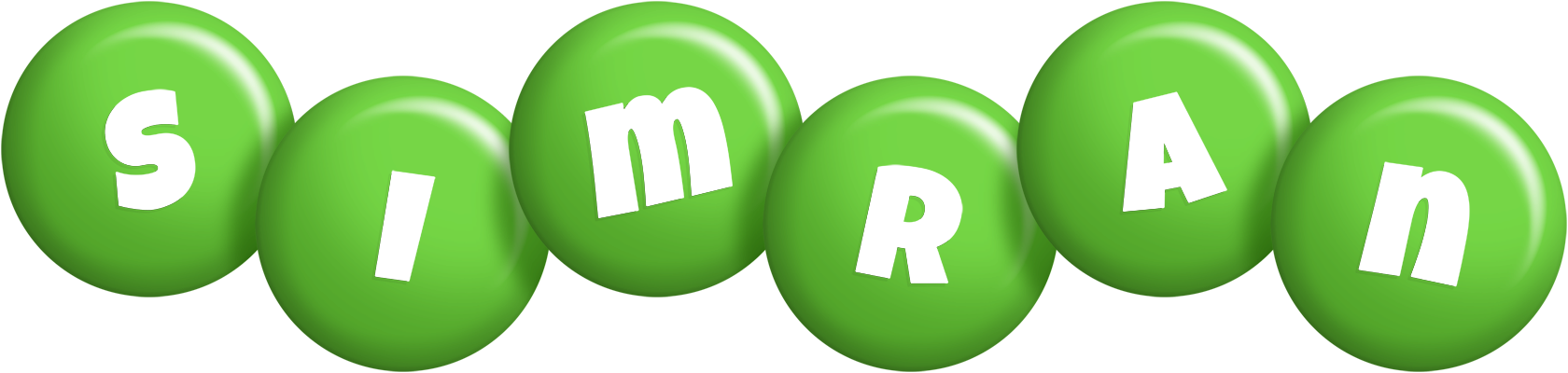 Simran candy-green logo