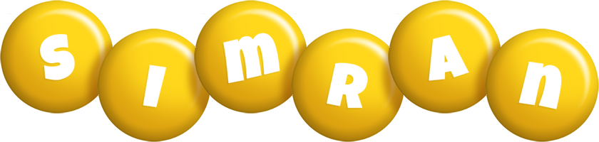 Simran candy-yellow logo