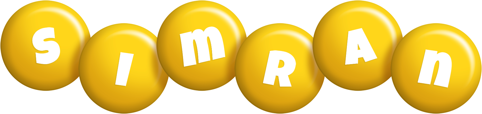 Simran candy-yellow logo