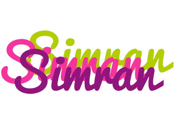 Simran flowers logo