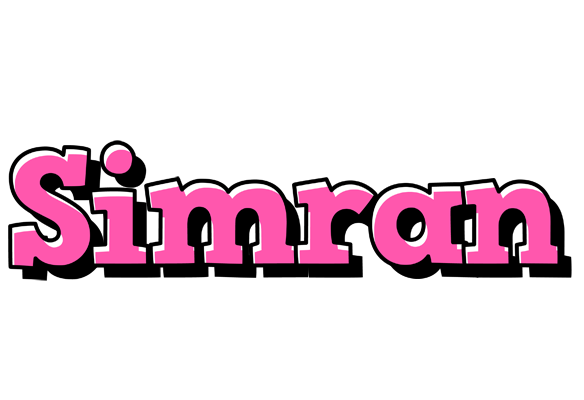 Simran girlish logo