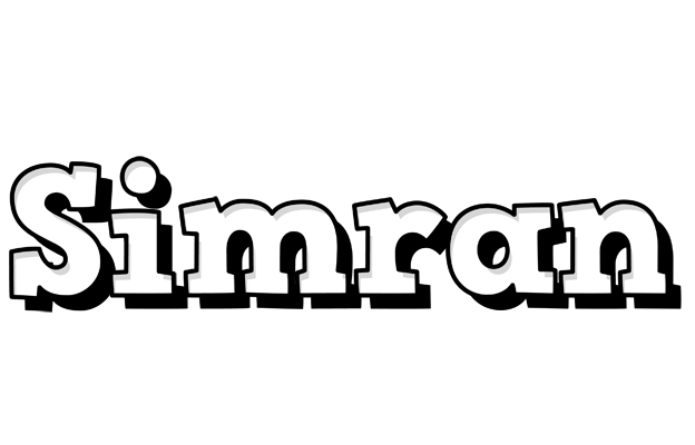 Simran snowing logo