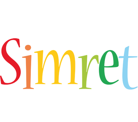 Simret birthday logo