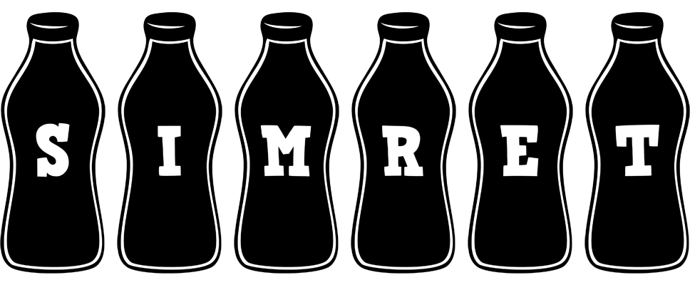 Simret bottle logo