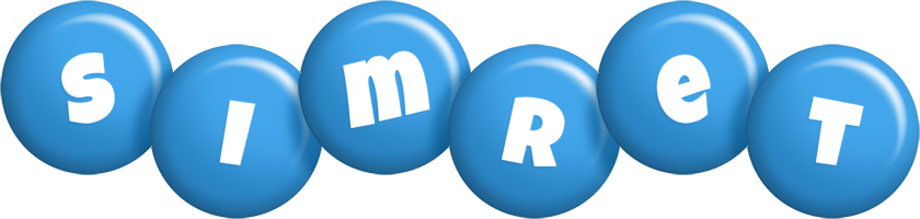 Simret candy-blue logo