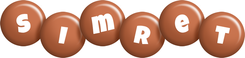 Simret candy-brown logo