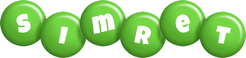 Simret candy-green logo