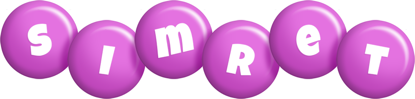 Simret candy-purple logo