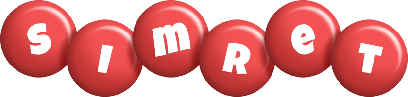 Simret candy-red logo