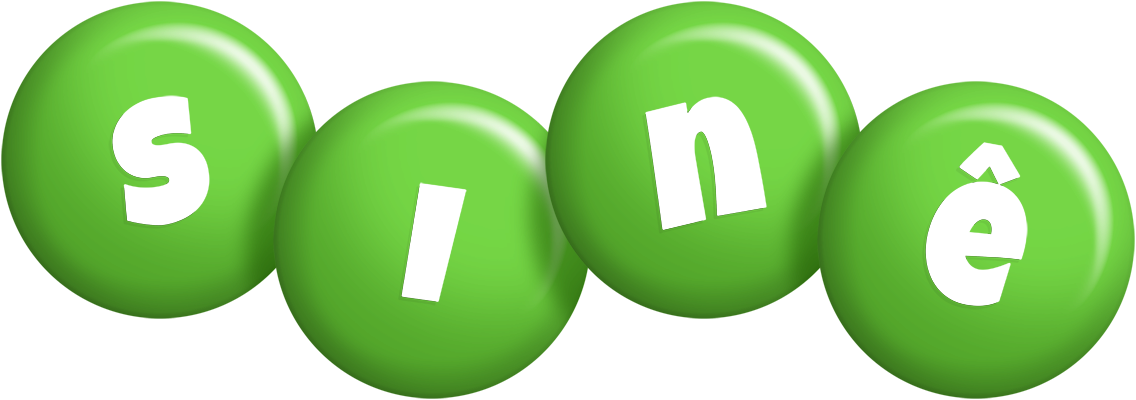 Sinê candy-green logo