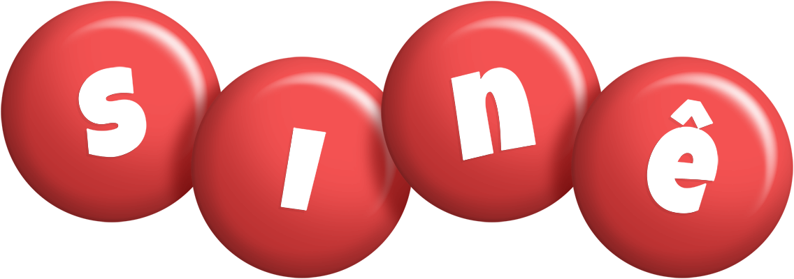 Sinê candy-red logo