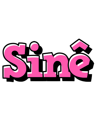 Sinê girlish logo