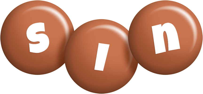 Sin candy-brown logo