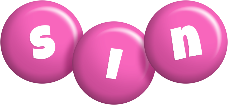 Sin candy-pink logo