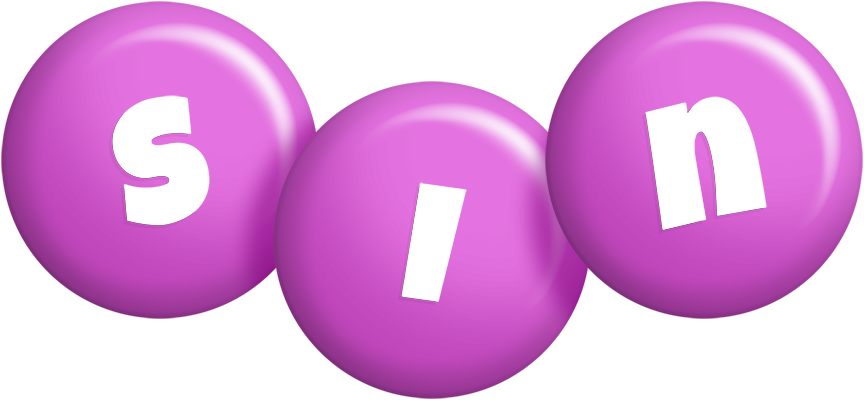 Sin candy-purple logo