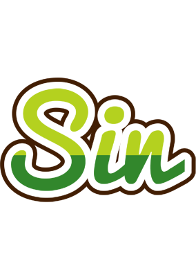 Sin golfing logo
