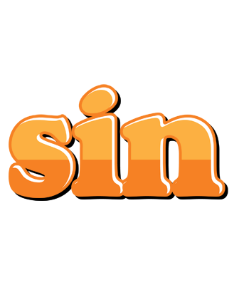 Sin orange logo