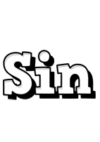 Sin snowing logo