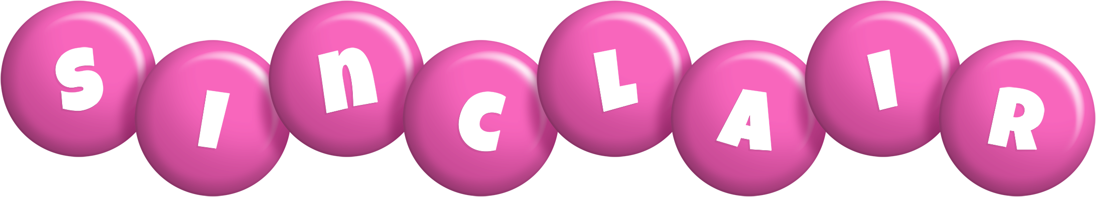 Sinclair candy-pink logo