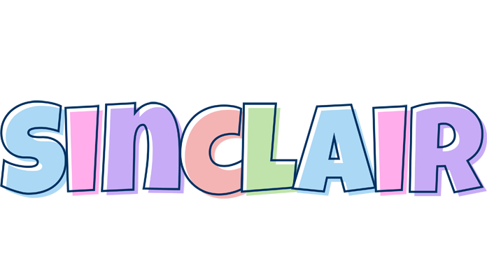 Sinclair pastel logo