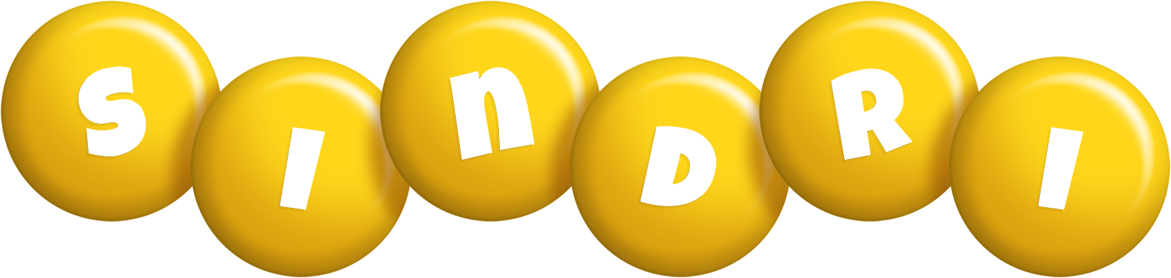 Sindri candy-yellow logo