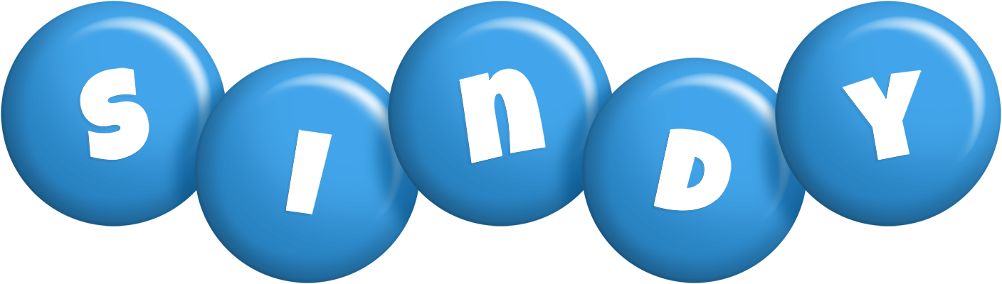Sindy candy-blue logo