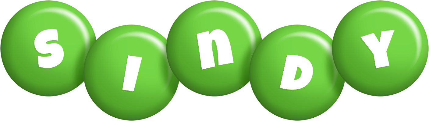 Sindy candy-green logo