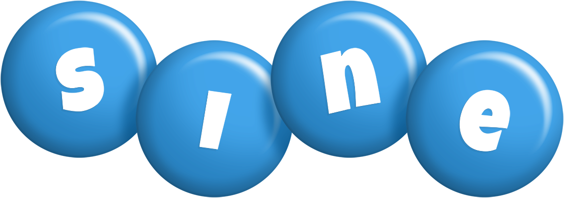Sine candy-blue logo