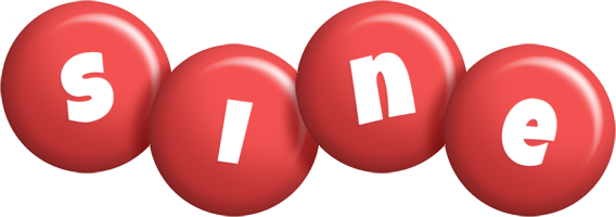 Sine candy-red logo