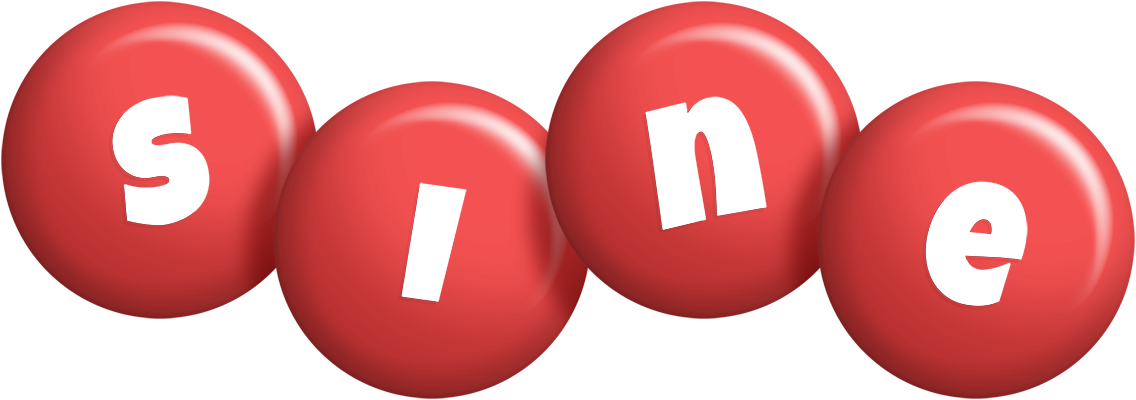 Sine candy-red logo
