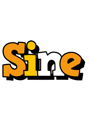 Sine cartoon logo