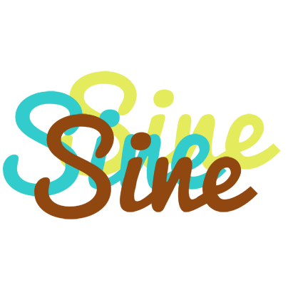 Sine cupcake logo