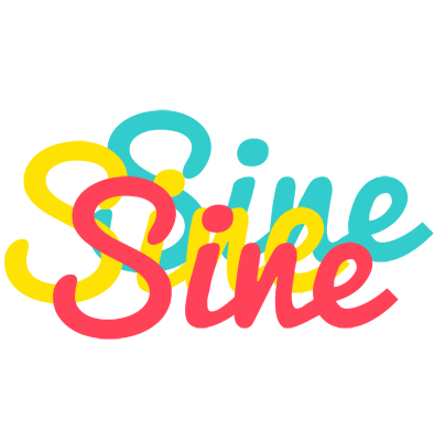 Sine disco logo