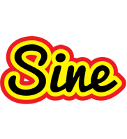 Sine flaming logo