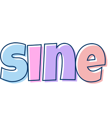 Sine pastel logo