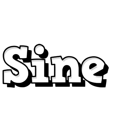 Sine snowing logo